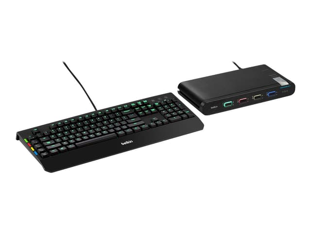 Belkin F1DN104KVM-UNN4 KVM-switchar Svart (F1DN104KVM-UNN4)