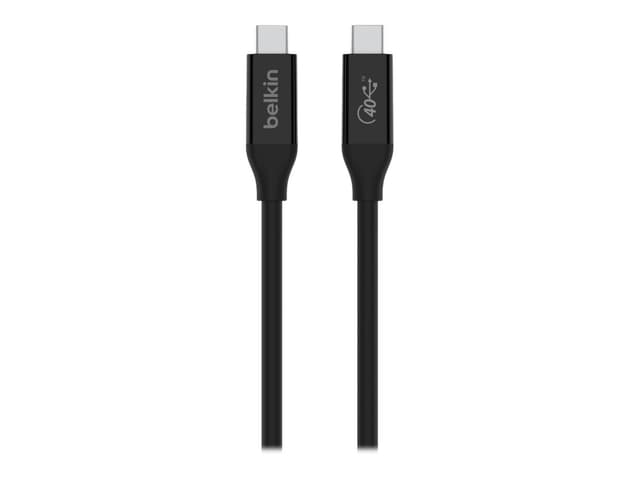 Belkin Connect USB4 kabel 100W 0.8m USB-C USB-C Svart (INZ001BT0.8MBK)