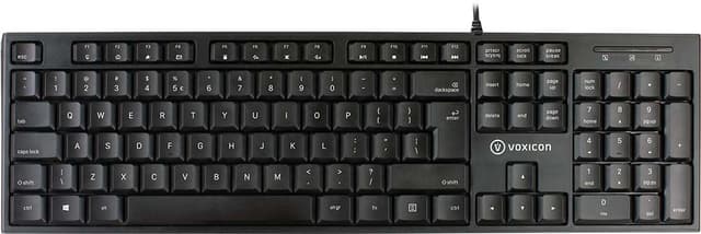 Voxicon Wired Slim Keyboard ISO International Bedraad US International