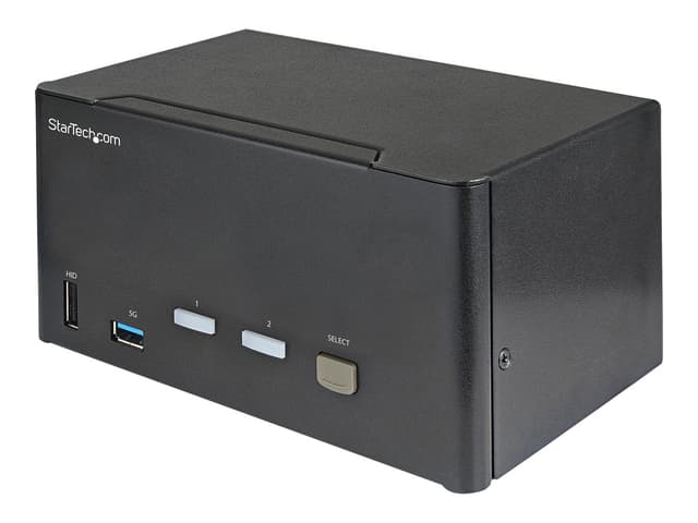 Startech 2-ports DisplayPort KVM-switch för tre skärmar (SV231TDPU34K)
