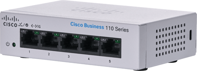 Cisco 5-porttinen CBS110-työpöytäkytkin