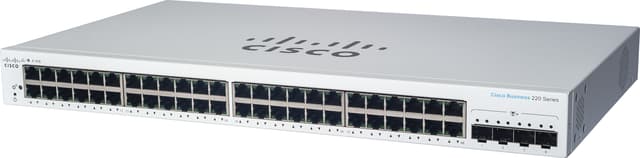 Cisco CBS220 48G 4SFP+ PoE 740W Smart Switch (CBS220-48FP-4X-EU)