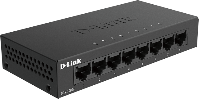 D-Link DGS-108GL 8?port Gigabit Switch 