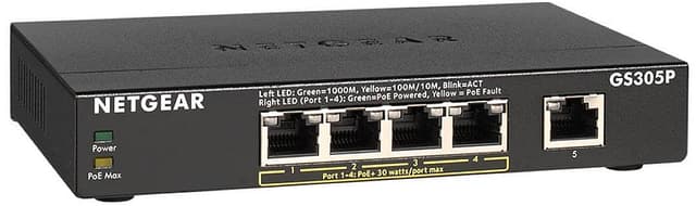 Netgear GS305P V2 PoE Switch 63W 