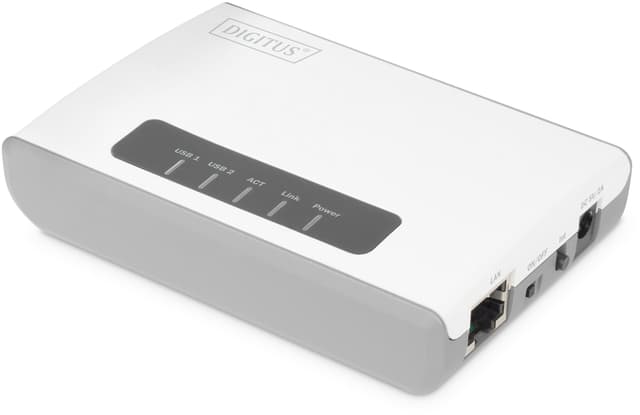 Digitus 2-Port Trådlös skrivar/USB Server (DN-13024)