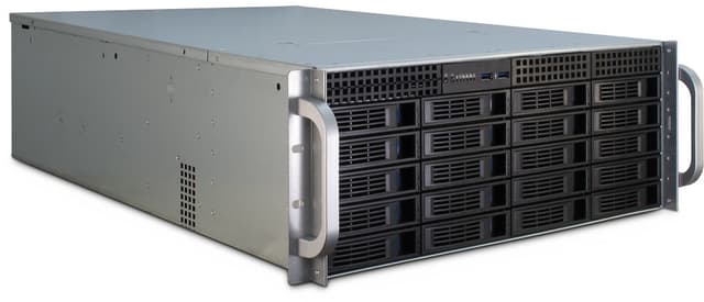 Inter-Tech IPC 4U-4420 4U Storage Chassi Rack Blå, Rostfritt stål (88887121)