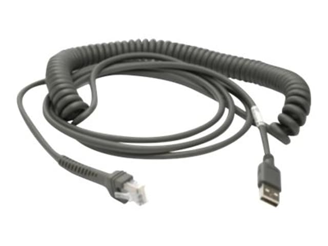 Zebra CBA-U29-C15ZBR USB-kablar USB 2.0 4,57 m USB A Svart 4.57m USB-A Svart (CBA-U29-C15ZBR)