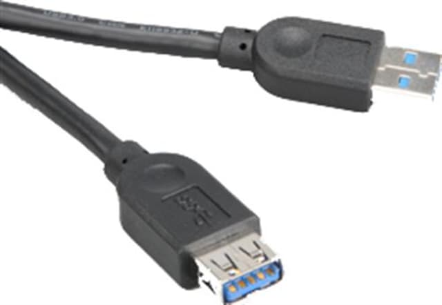 Akasa USB-Förlängningskabel 1.5m USB-A USB-A Svart (AK-CBUB02-15BK)