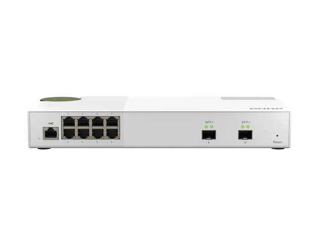 QNAP QSW-M2108-2S nätverksswitchar hanterad L2 2. Ethernet (100/1000/2500) Grå (QSW-M2108-2S)