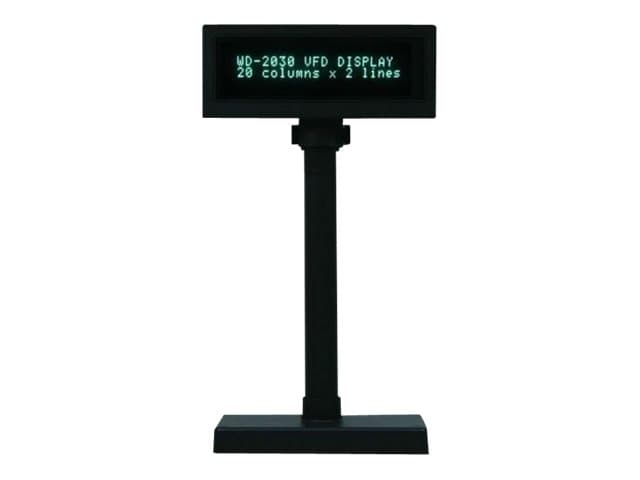 Capture Kunddisplay WD-2030 B RS232 Med USB Ström Svart (WD-2312000029)
