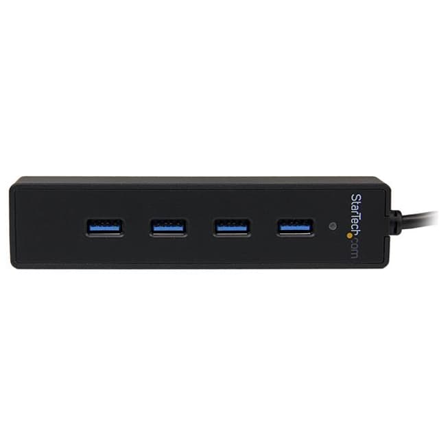 Startech 4 Port Portable Superspeed USB 3.0 Hub With Built-In Cable (ST4300PBU3)