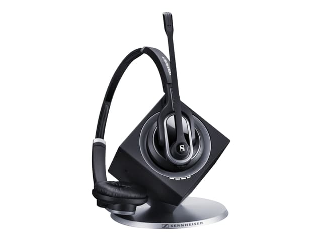 EPOS IMPACT DW PRO 2 ML (Dual Connectivity) Wireless Headset Stereo Skype for Business Zilver, Zwart