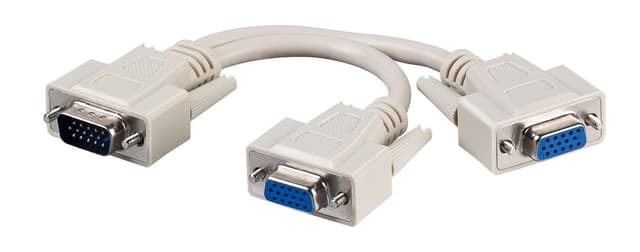 Microconnect VGA-delare 0.3m VGA 2 x VGA Grå (MONG2H)