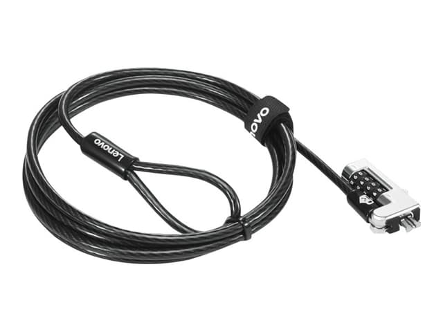 Lenovo 4XE1F30277 kaapelilukko musta 1,8 m 
