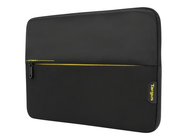 Targus CityGear 3 39,6 cm (15.6") Överdrag Svart, Gul Gul, Svart (TSS994GL)