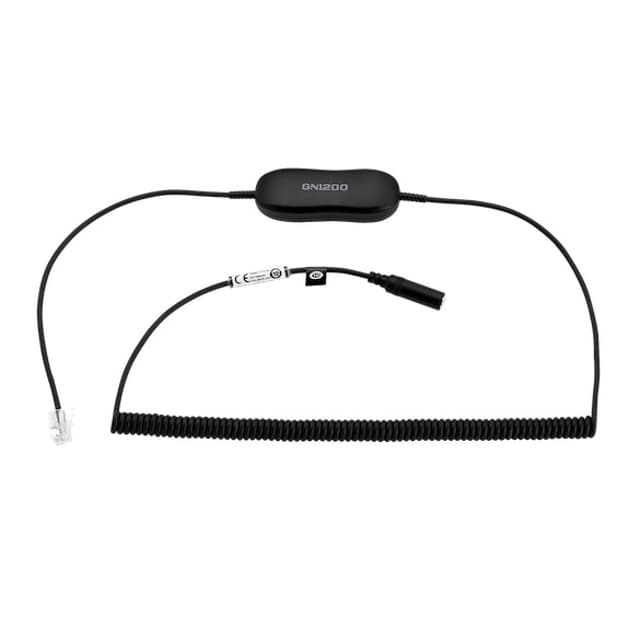 Jabra GN1200 | RJ-9 - 3.5mm Headsetadapter för Cisco: 69XX, 79XX 8961, 99XX Svart (88011-100)