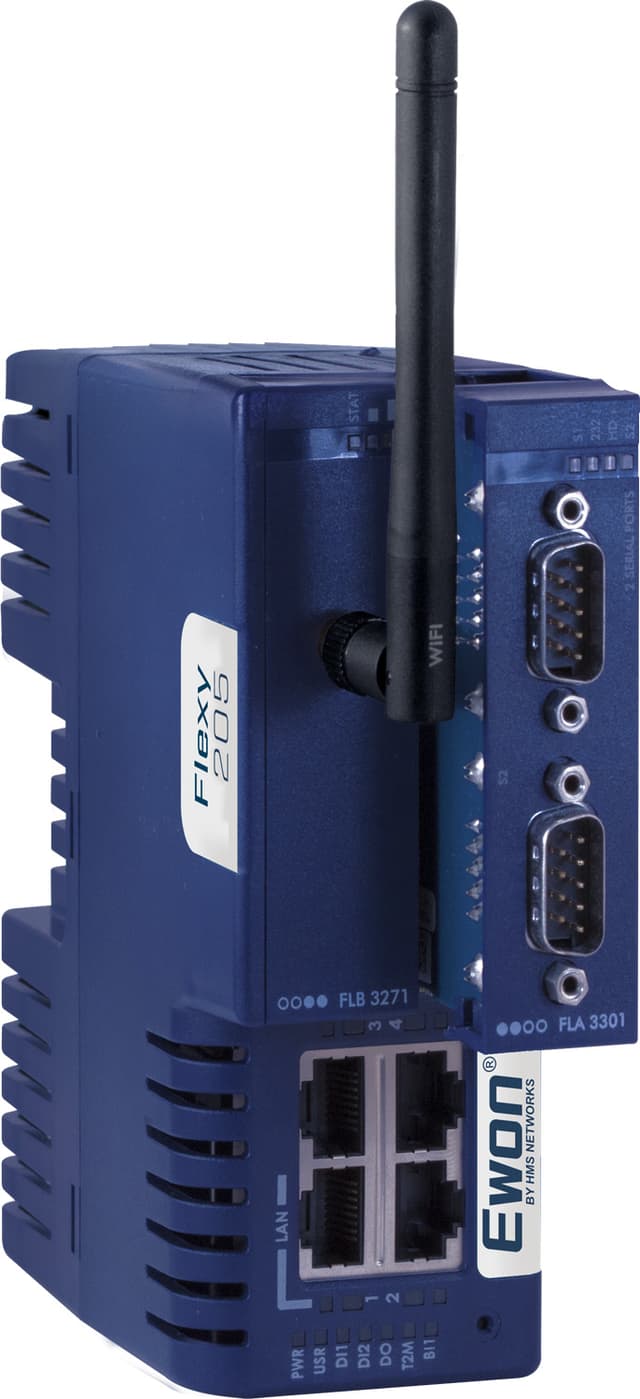 EWON Flexy 205 Industrial Modular IoT Gateway (FLEXY20500_00MA)