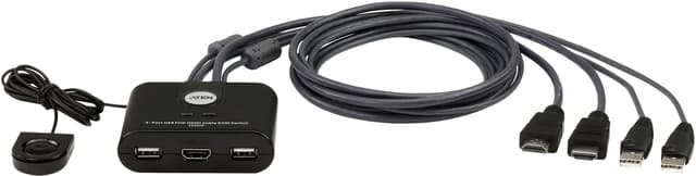Aten CS22HF KVM-kytkin musta 