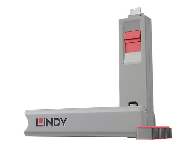 Lindy Port Blocker USB-C Rosa 4-pack (40425)