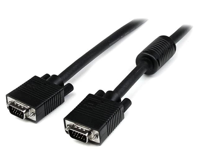 Startech 5m Coax High Resolution Monitor VGA Video Cable HD15 m/m 5m VGA VGA Svart (MXTMMHQ5M)