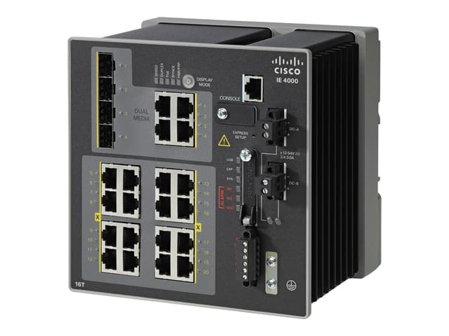 Cisco Industrial Ethernet 4000 Series (IE-4000-16T4G-E)