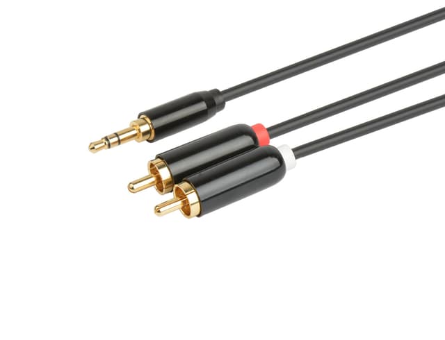 Prokord Ljudkabel 15m 3,5mm 2 x RCA (AUDIO-0025)
