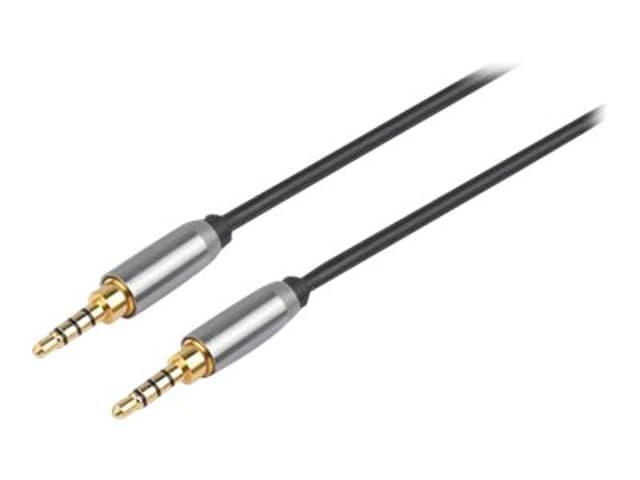 Prokord Ljudkabel 1m 3,5mm 3,5mm (AUDIO-0012)