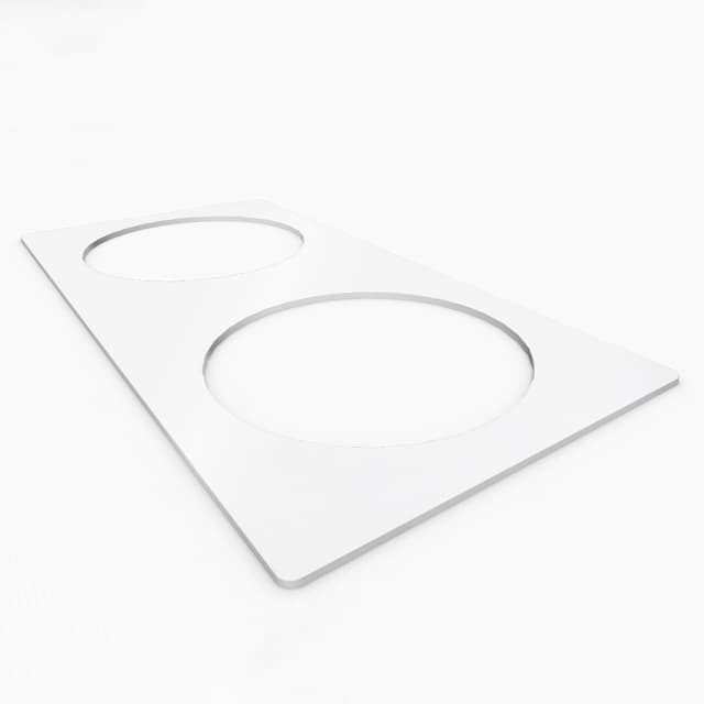 Forming Function Powerdot Twin Metal Frame White