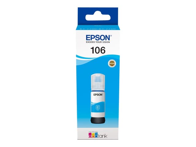 Epson Bläck Cyan 106 - ET-7750 (C13T00R240)