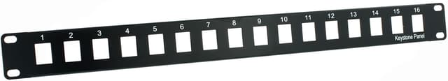 Direktronik Patchpanel Svart 1U (104-3860)