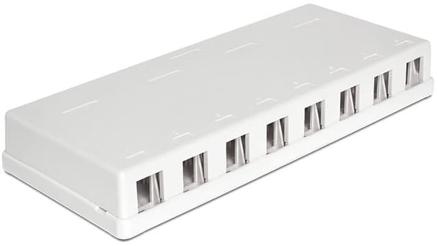 Delock 8 Port Keystone Box (86209)