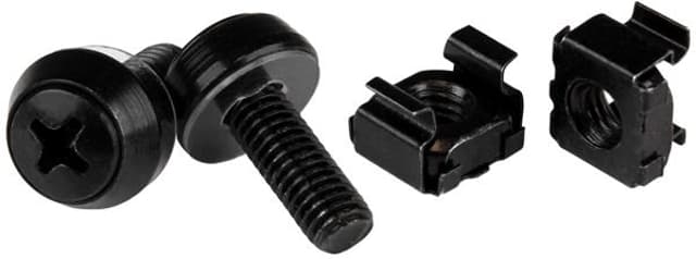 Startech M6 Rackskruvar och korgmuttrar 100-pack (CABSCREWM62B)