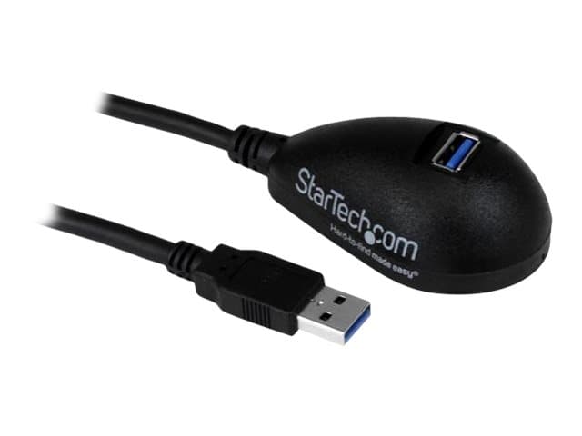 Startech 5 ft Black Desktop USB 3.0 Extension Cable 1.5m USB-A USB-A Svart (USB3SEXT5DKB)