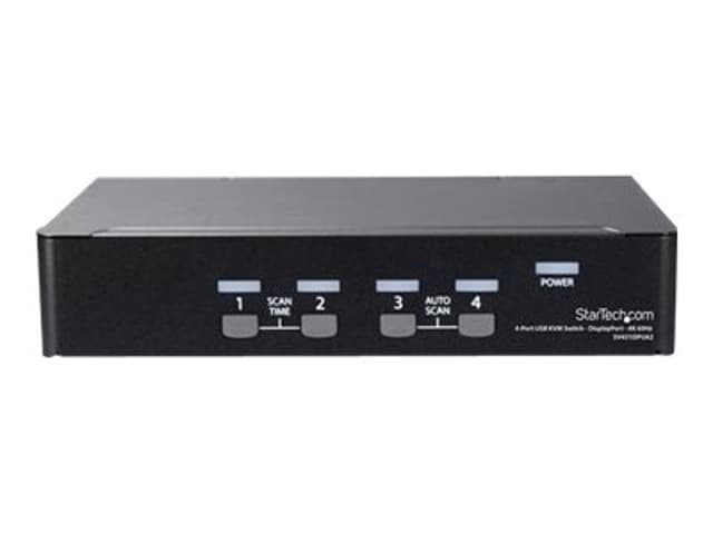 Startech 4 Port DisplayPort KVM Switch with 4K 60Hz (SV431DPUA2)