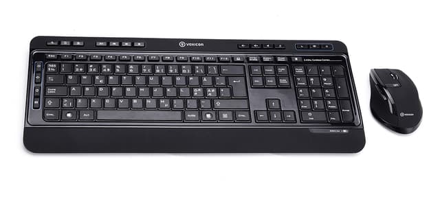 Voxicon Trådlös Tangentbord och mus 290WL Trådlös Nordisk (DMK-290WLB)