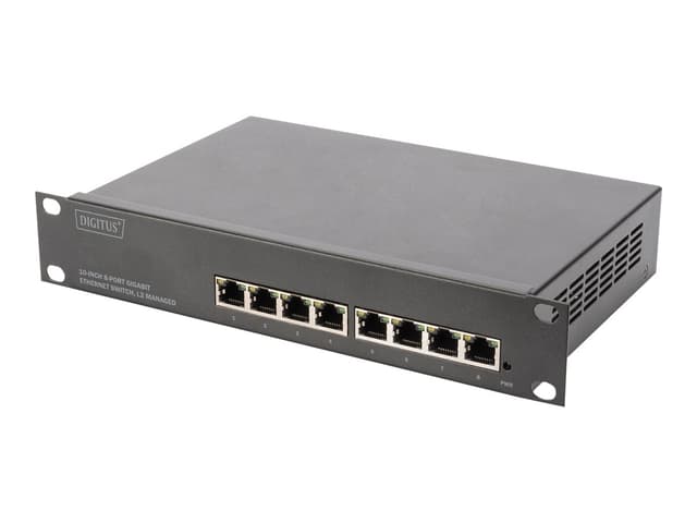Digitus DN-80117 8-port Gigabit 10" Switch (DN-80117)