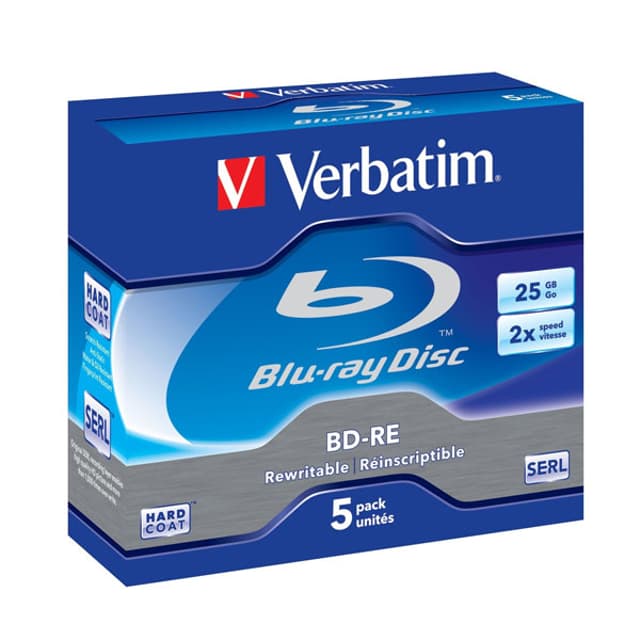 Verbatim BD-RE x 5 BD-RE 25GB 5pc(s) (43615)