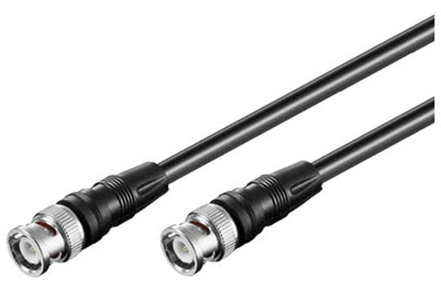 Microconnect Videokabel BNC BNC 1m Svart (50423)