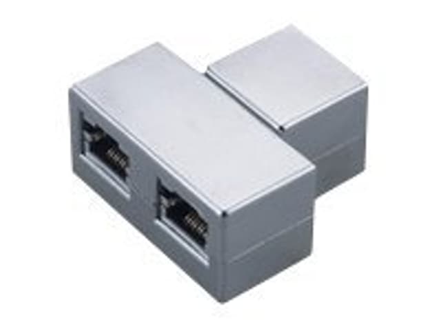 Microconnect Adapter RJ-45 2 x RJ-45 (MPK402-METALLIZED)