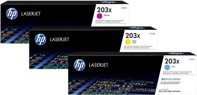 Toner Kit (C/M/Y) 203X 2.5K