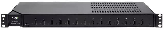 Digi Hubport 14 Port USB 2.0 Hub 19" (HP-USB-14)