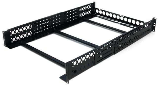 Startech 2U Fixed 19" Adjustable Depth Universal Server Rack Rails (UNIRAILS2U)