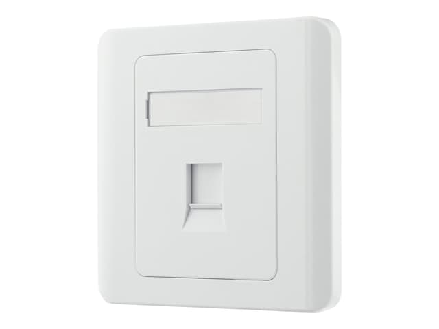 Deltaco VR-226 Infällt 1-port Keystone nätverksuttag (VR-226)