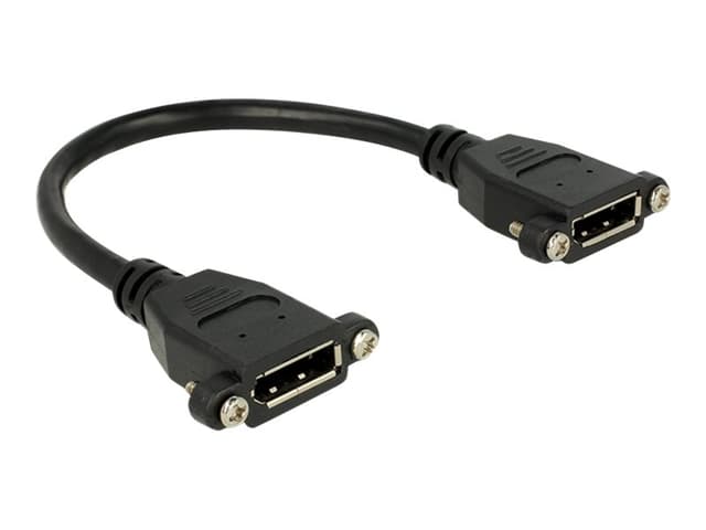 Delock DisplayPort-könsbytare DisplayPort DisplayPort Svart (85113)