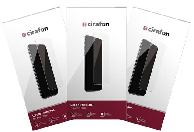 Cirafon Ultra-Wide Asahi Glass 0.3mm 3-Pack Skärmskydd iPhone Xs (CG-ASID-APHXXS-3PCST)