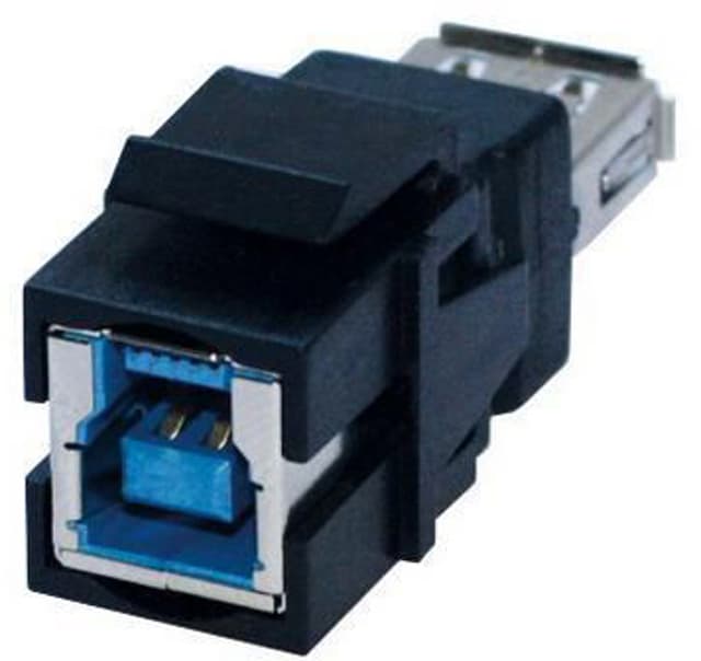 Bachmann Custom Modul 1 X USB 3.0 A/B Keystone USB-A 3.0 USB-B 3.0 (917.400)