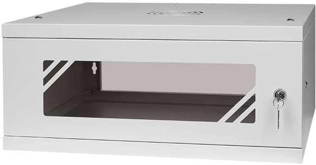 Direktronik Väggrack 19" 4U 45CM Glasdörr (20102923)