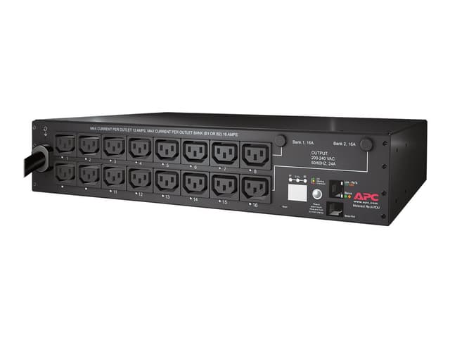 APC AP7911B grenuttag 16 AC-utgångar 2U Svart (AP7911B)