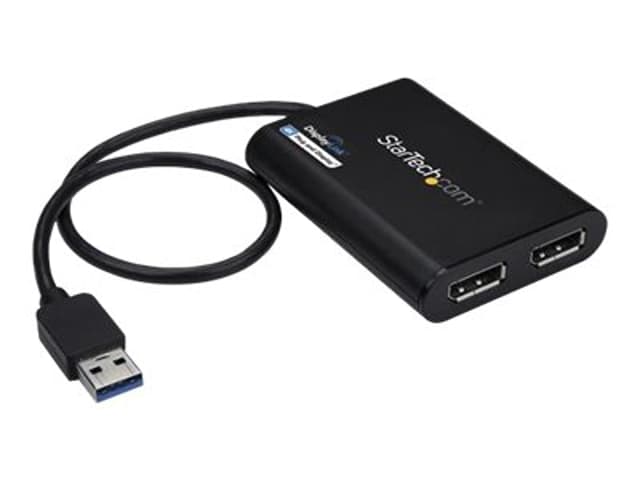 Startech USB 3.0 To Dual Displayport Adapter 4k 60hz (USB32DP24K60)