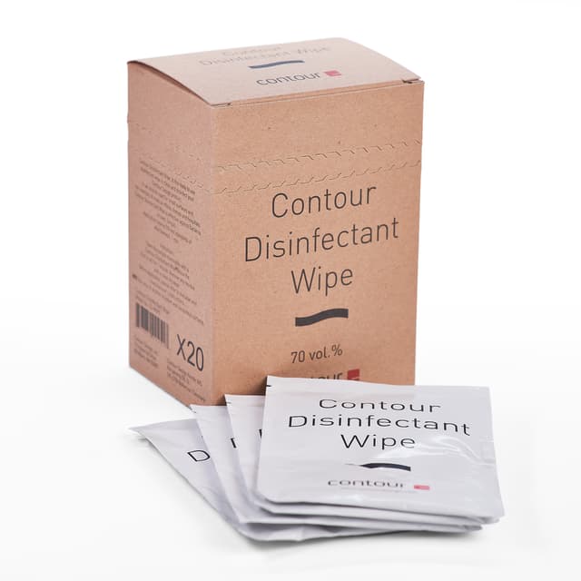 Contour Design Disinfektionsservetter 20-Pack (CD-WIPE)